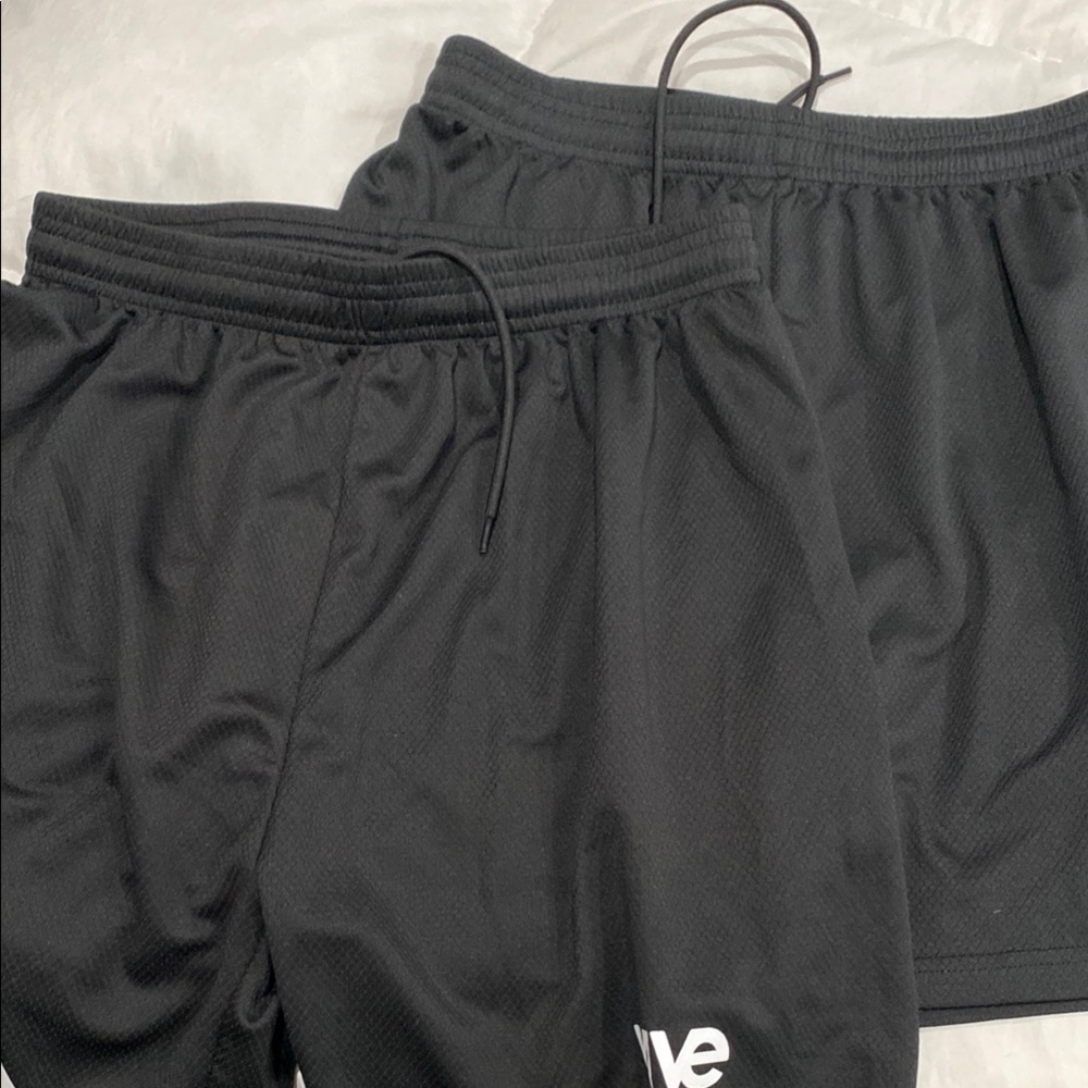 Black Athletic Men's Shorts